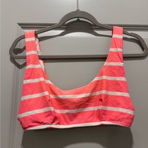 Aerie Striped Scoop Bikini Top